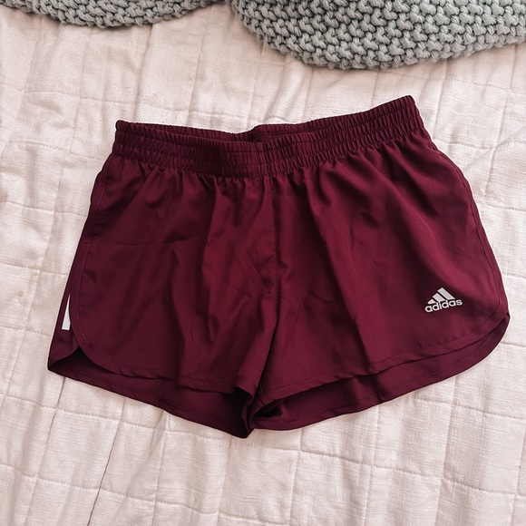 adidas Pants - adidas maroon 3” running shorts